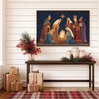 Starlit Kings Follow Golden Light