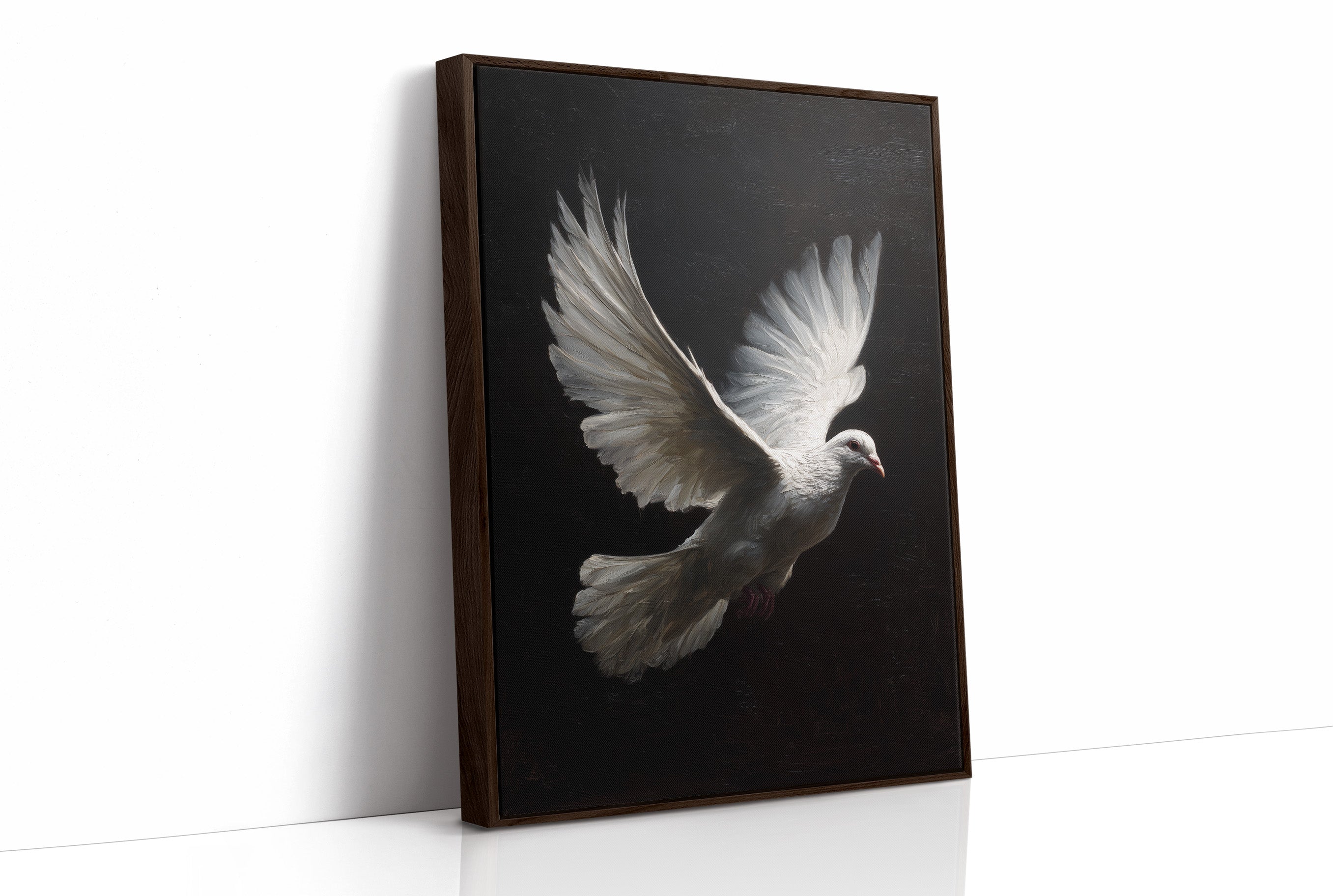 Flight Against Midnight's Canvas