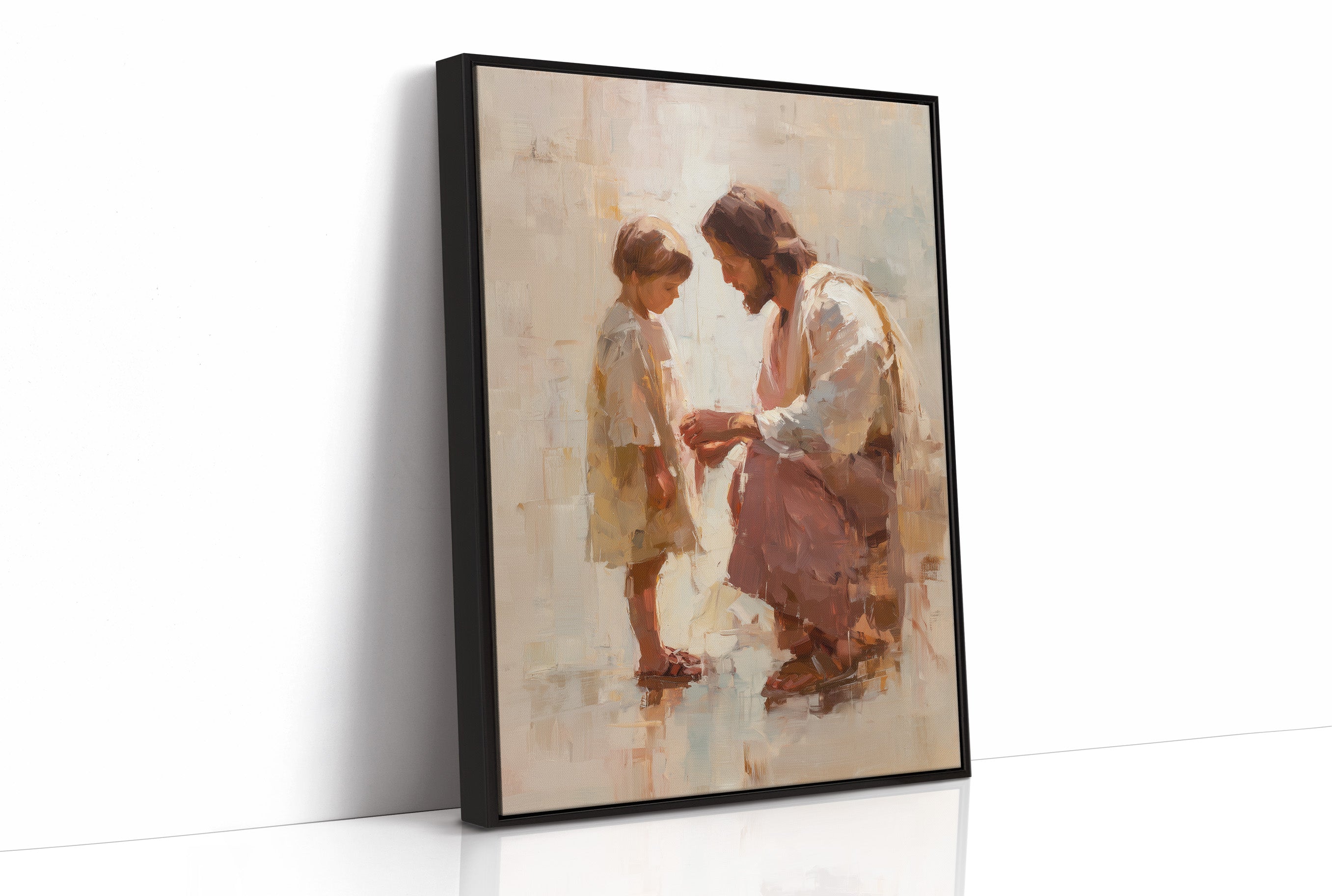 Gentle Wisdom Shared In Soft Light