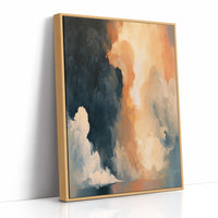 Celestial Drama: Storm & Sunset