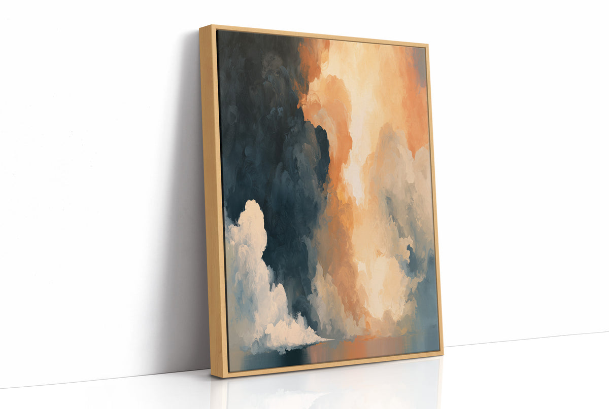 Celestial Drama: Storm & Sunset