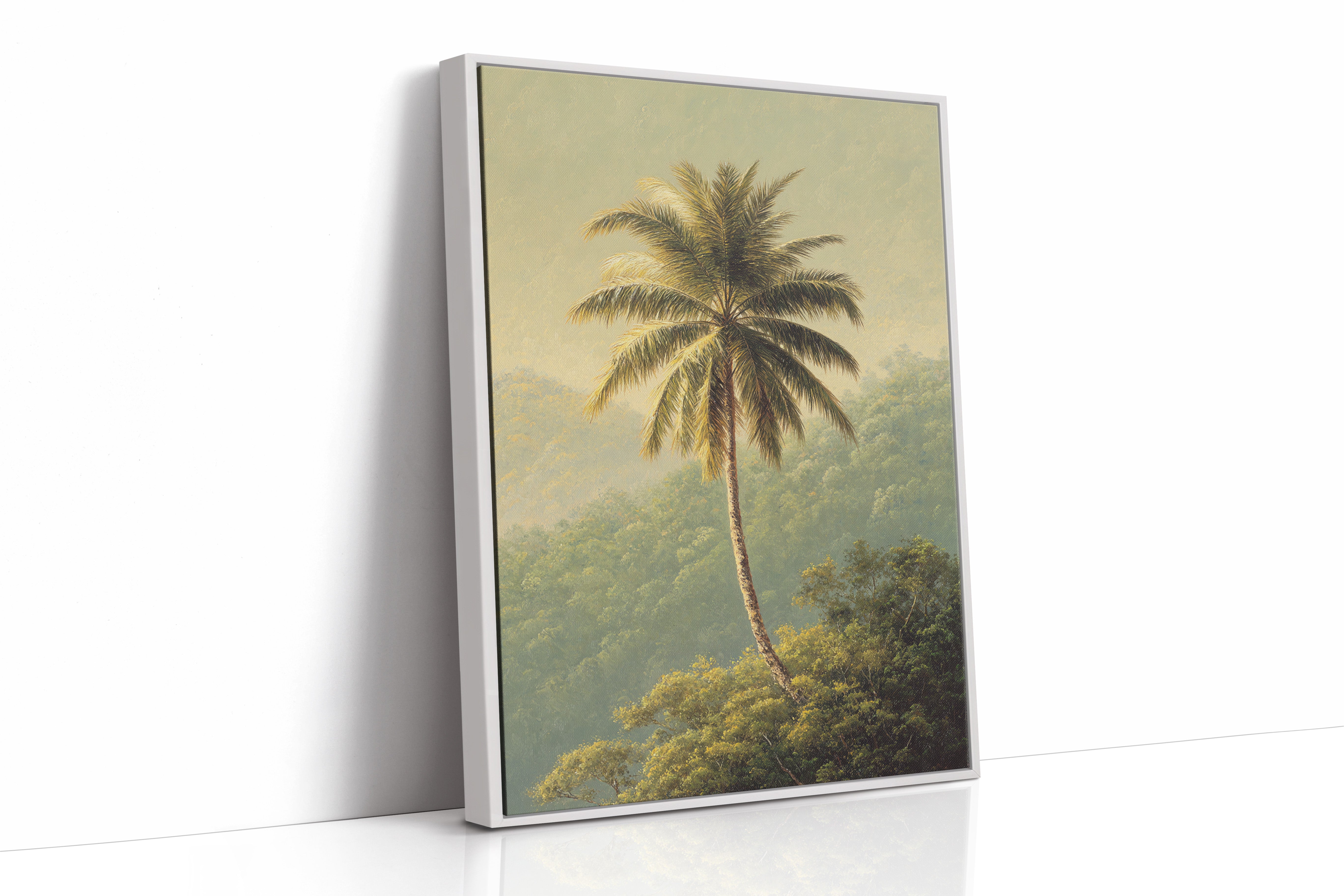 A Solitary Palm's Embrace