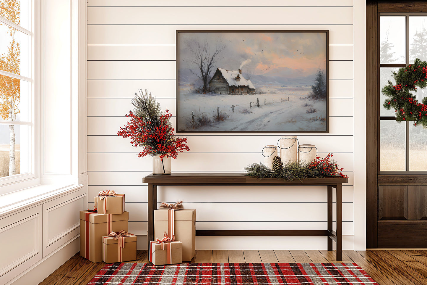 Snow Blankets The Forgotten Farmhouse