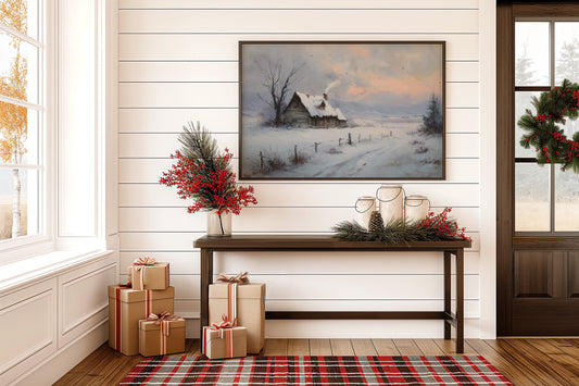 Snow Blankets The Forgotten Farmhouse