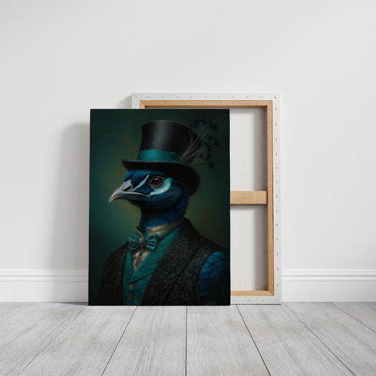 Gentleman Peacock's Victorian Portrait