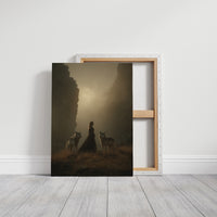 Between Canyon Walls And Wolves