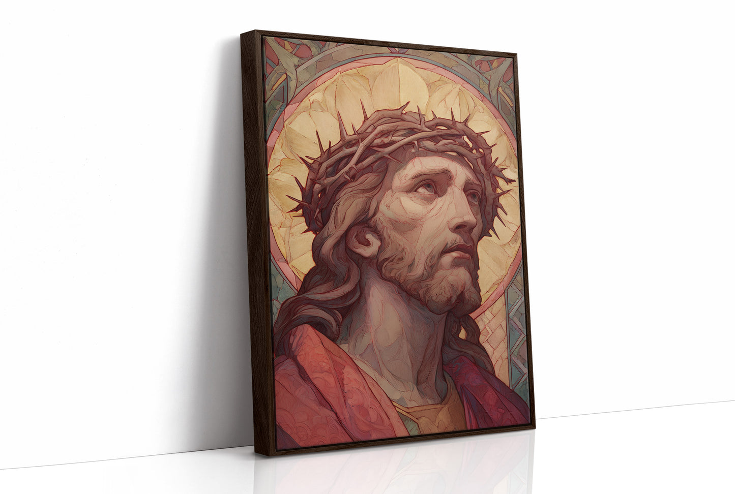 Sacred Gaze Toward Heaven's Light