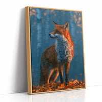 Fox in Frosted Amber Light