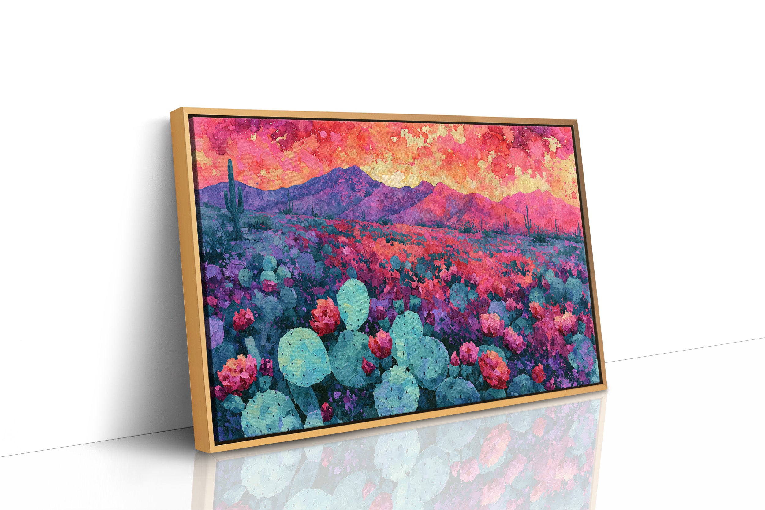 Desert Bloom, Magenta Mountains