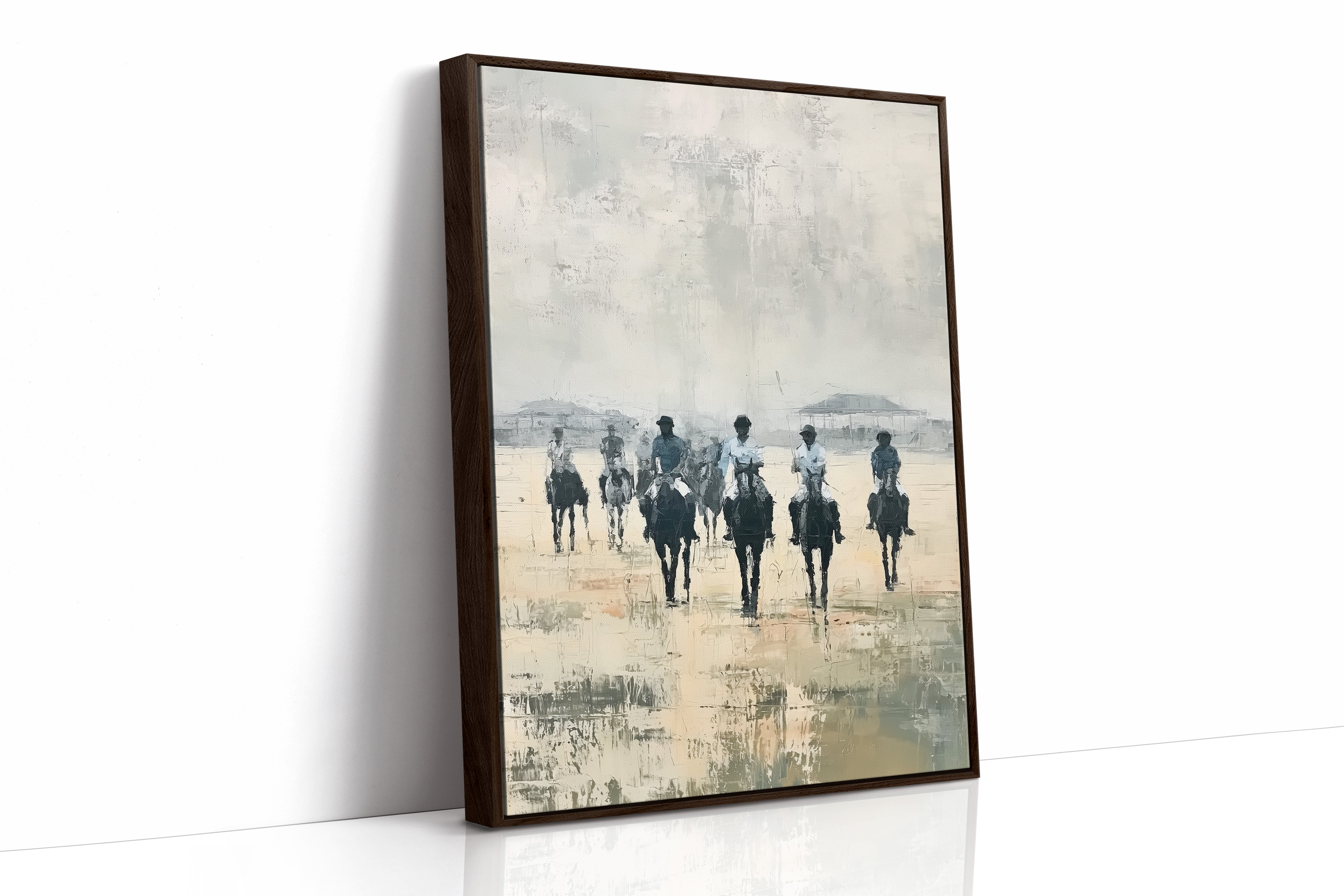 Silhouettes on the Morning Track