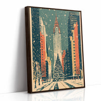 Chrysler Building Snowfall Stroll