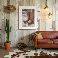 Leather Stories Rest On Sunlit Porch