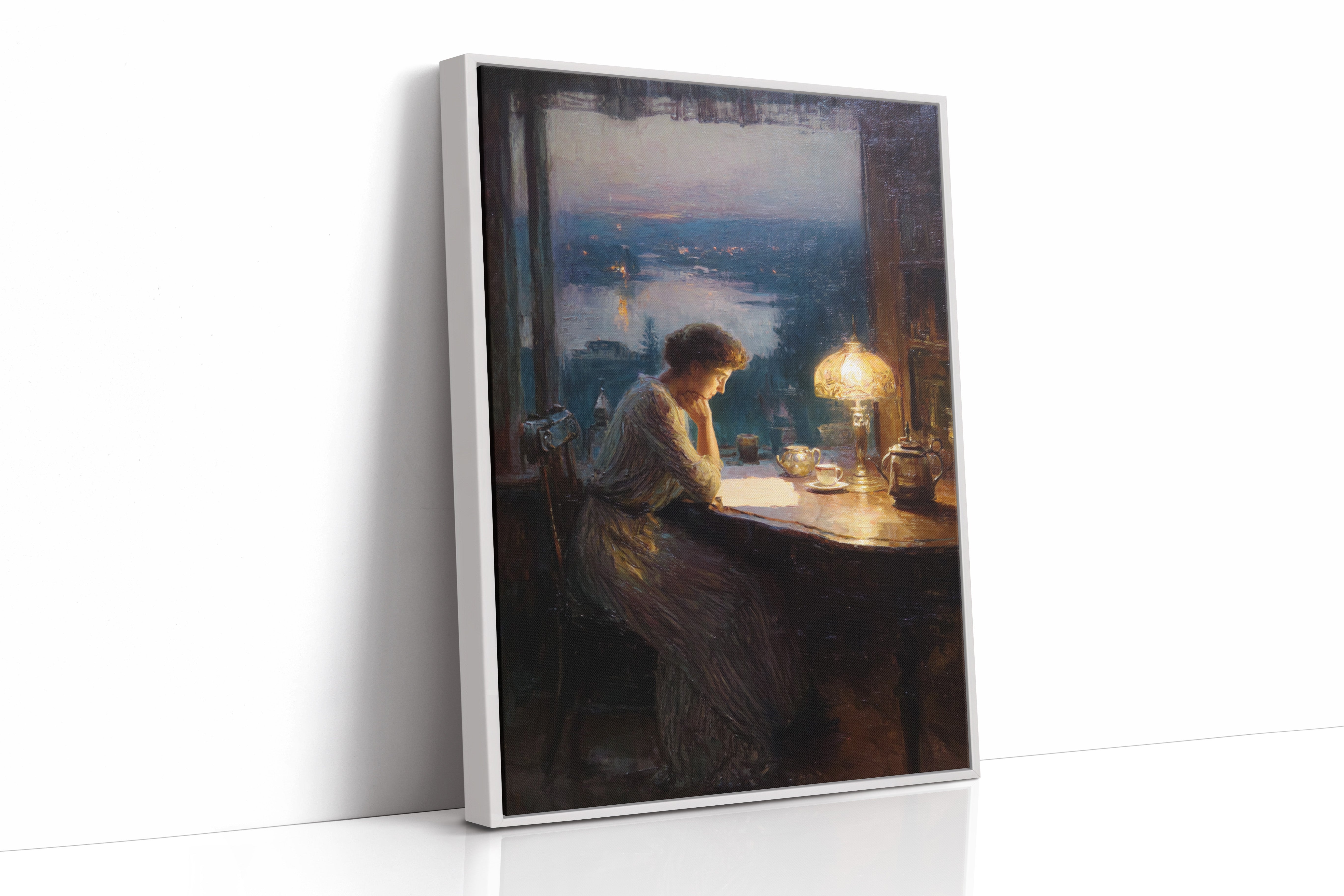 Reflections Beneath the Evening Glow