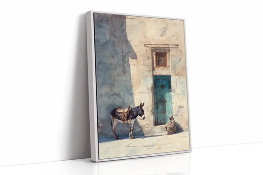 Respite Beneath the Sunlit Door