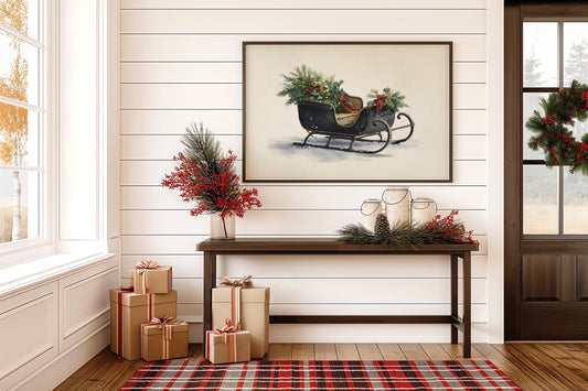 Winter's Sleigh Awaits First Snow