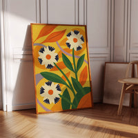 Cactus Meets Sunflower Folk Art