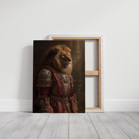 Noble Mane In Royal Attire