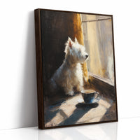 Afternoon Pause With Loyal Companion