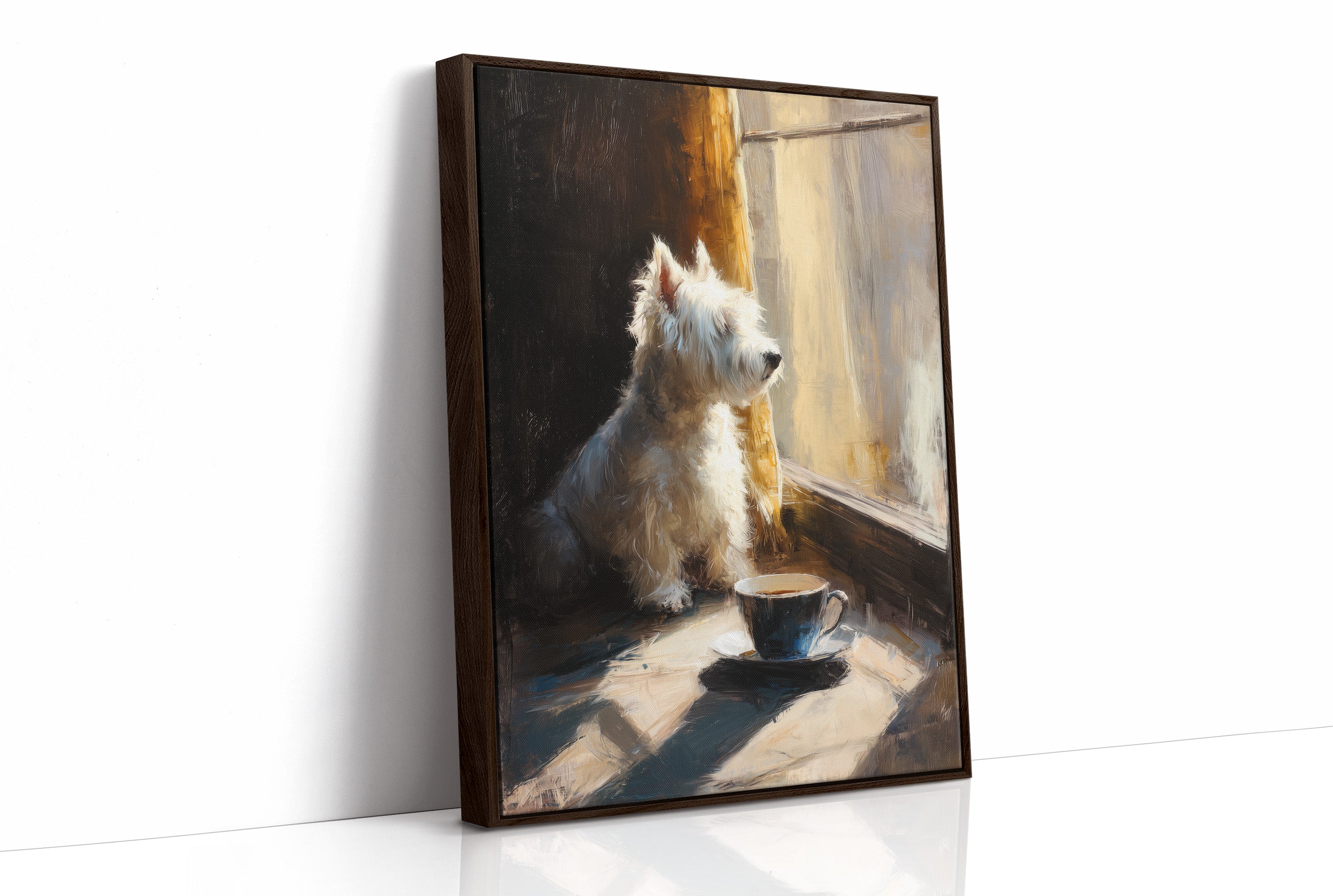 Afternoon Pause With Loyal Companion