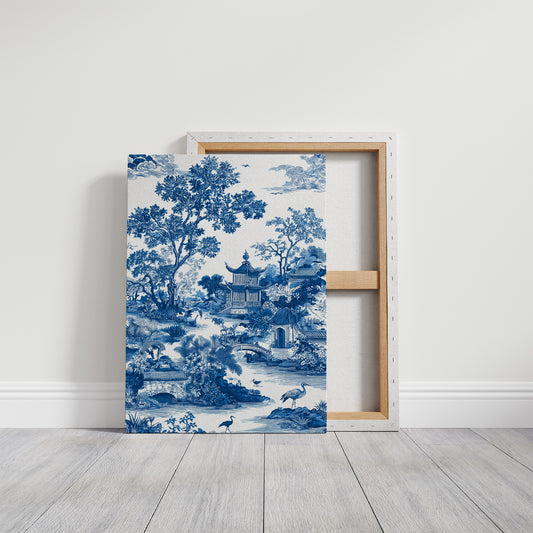 Where Cranes Gather By Blue Pagodas