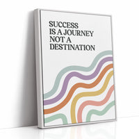 Success Is A Journey Quote Print