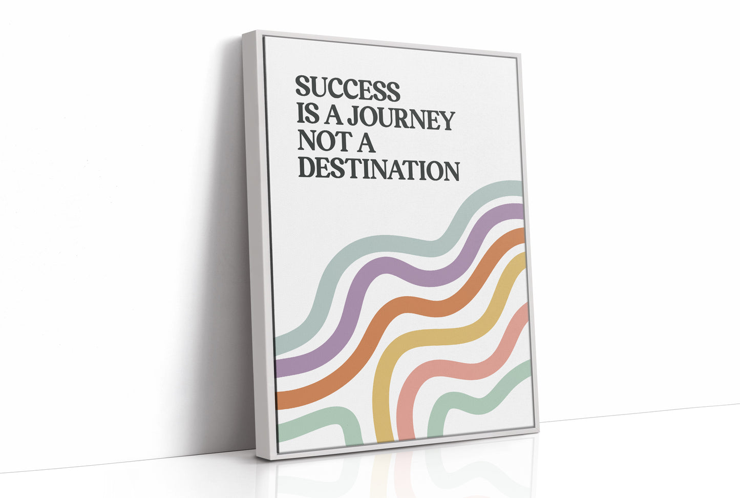 Success Is A Journey Quote Print
