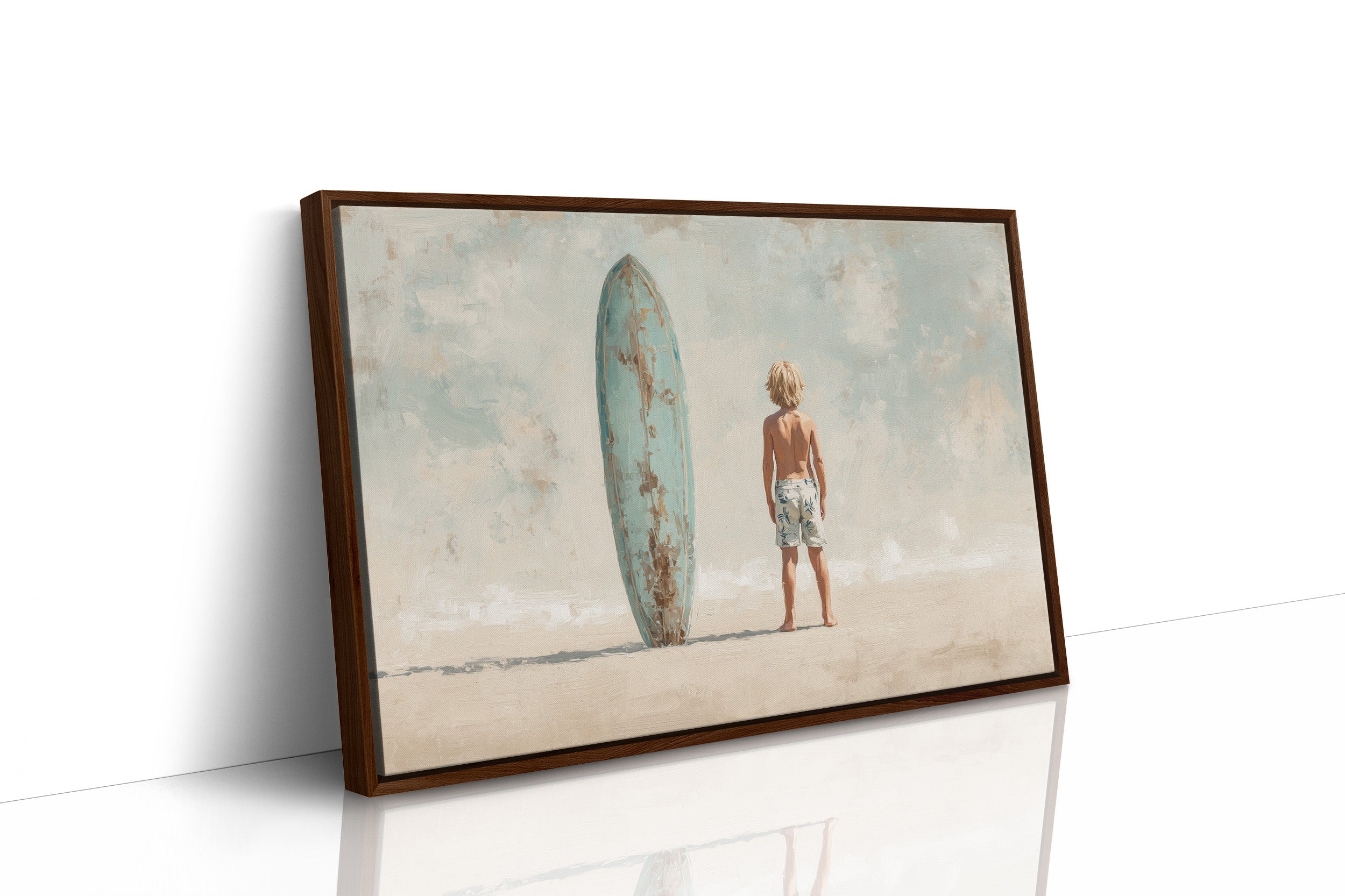 Weathered Teal Meets Endless Shore