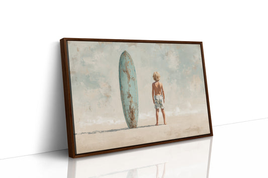 Weathered Teal Meets Endless Shore