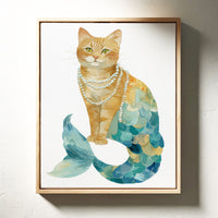 Emerald Tides and Feline Grace