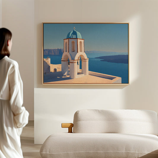 Aegean Light Bathes Sacred Heights