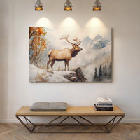 Autumn Snow Crowns Mountain King