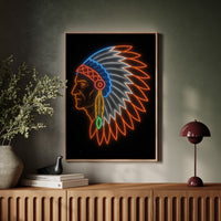 Neon Headdress Tribute