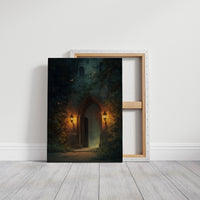 Lanterns Guide Through Forgotten Doors