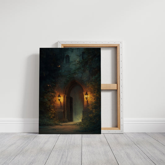 Lanterns Guide Through Forgotten Doors