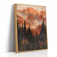 Layers of Autumn Pines