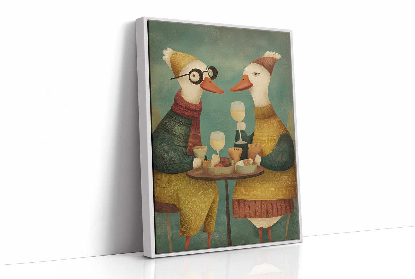 Two Geese Toast Another Thursday