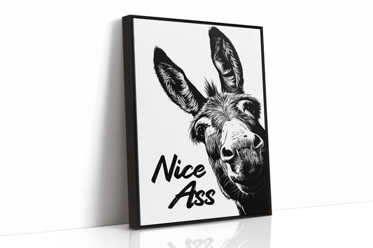 Nice Ass Donkey Humor Print