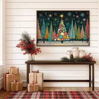 Winter Trees Catch Starlight's Song