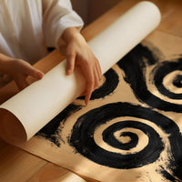 Bold Spiral Harmony Abstract
