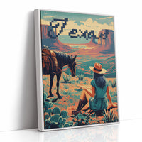 Texas Cross-Stitch Sunset
