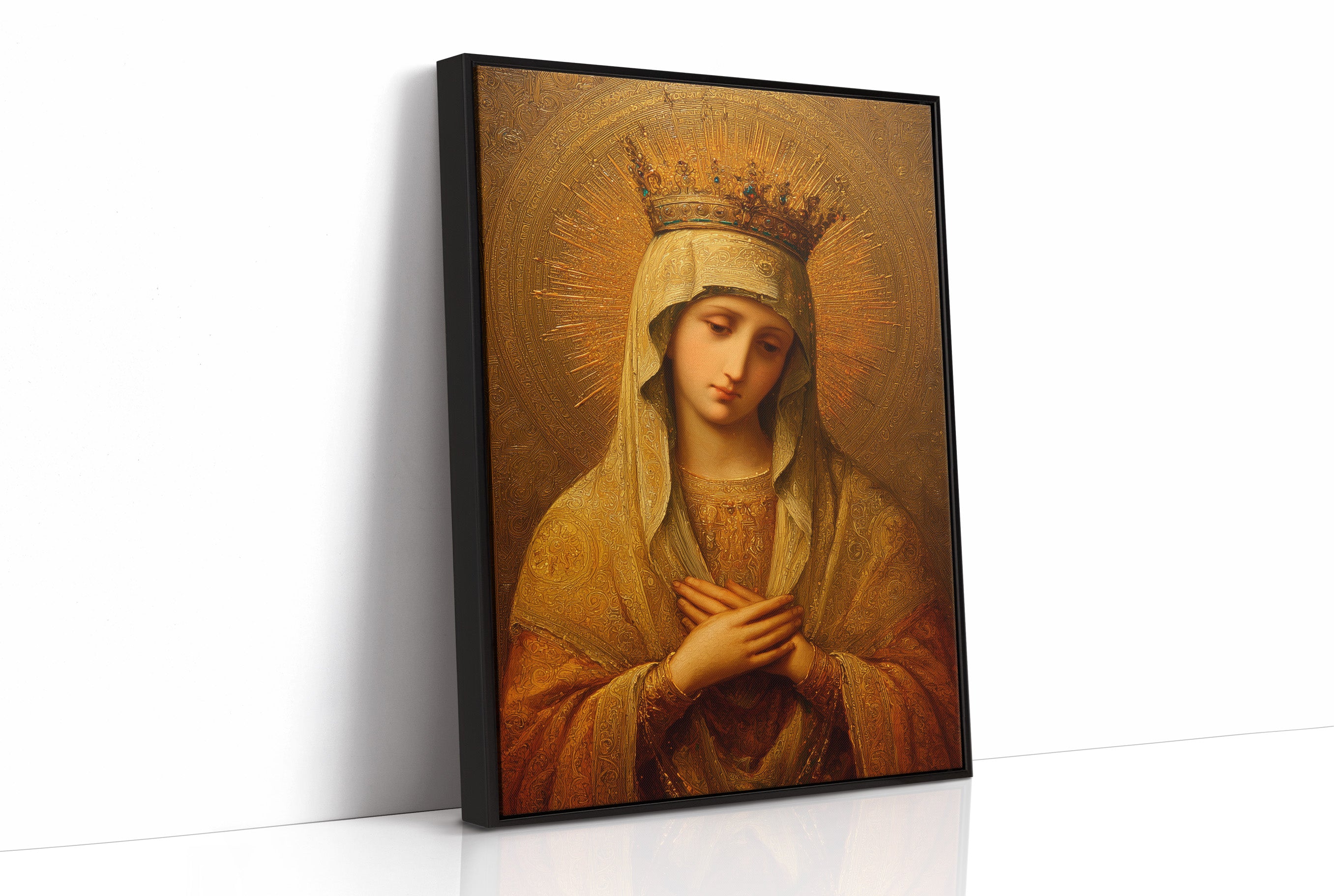 Radiant Devotion in Golden Hues