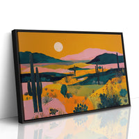 Saguaros Dance Under Honey Skies