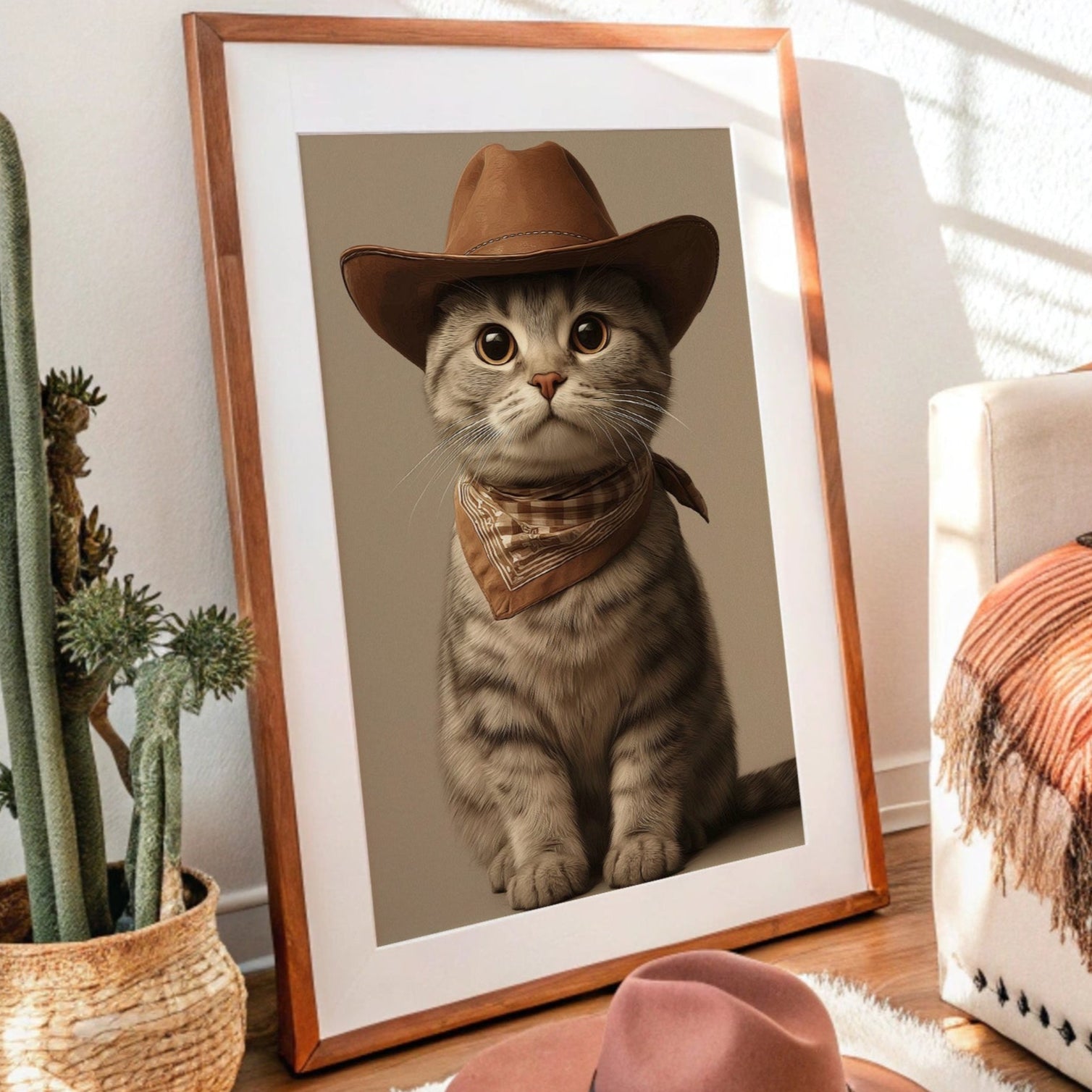 A Feline Cowboy's Daydream
