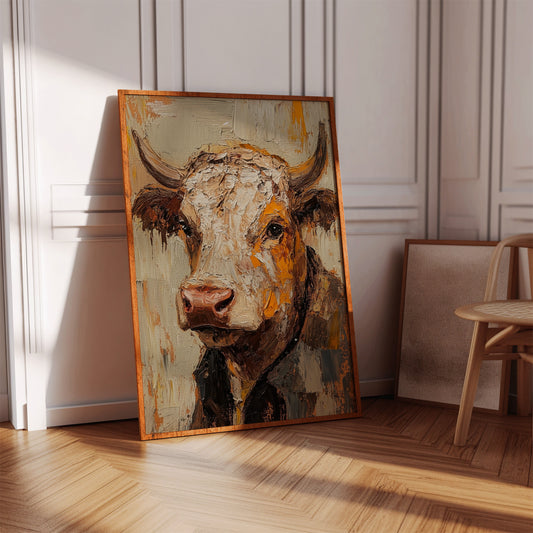 Rustic Longhorn with Painted Soul