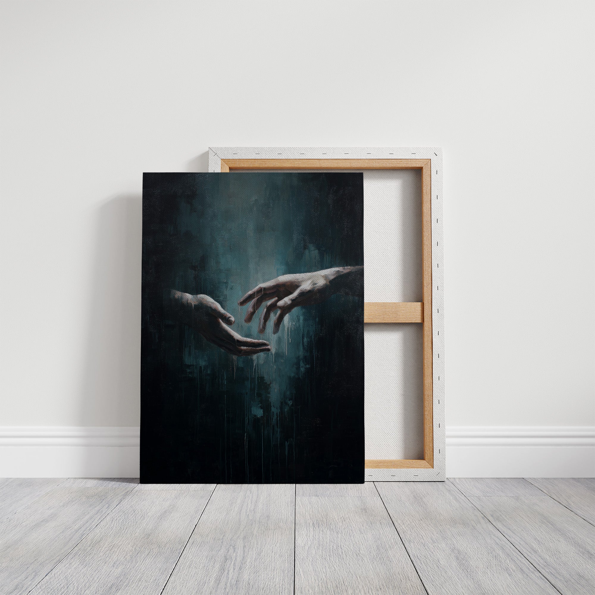 Almost Touching In Teal Depths