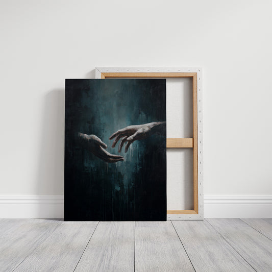 Almost Touching In Teal Depths