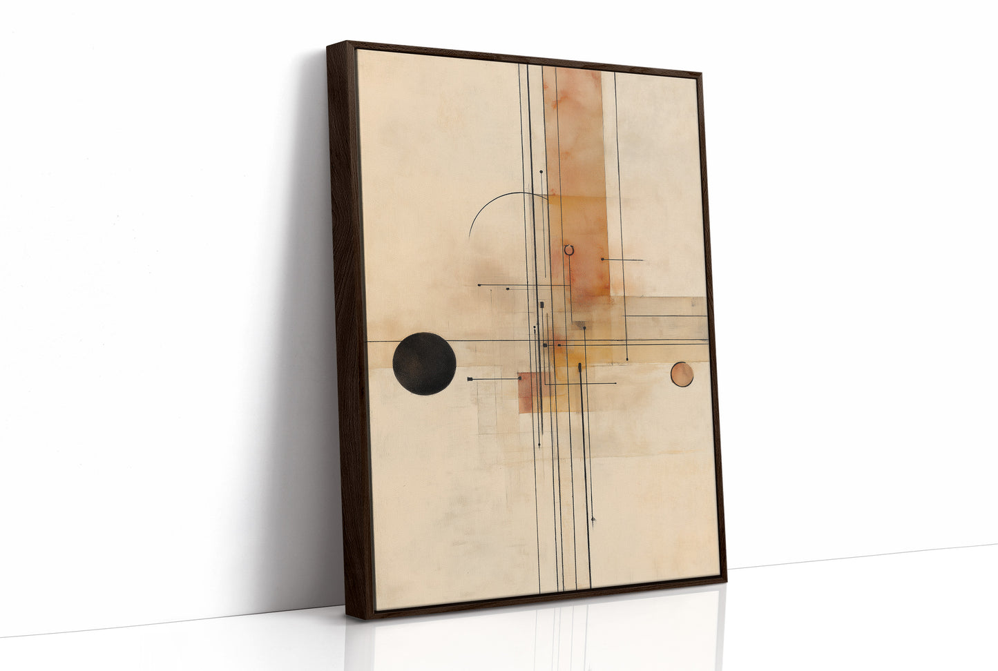 Lines Dance Through Desert Dawn