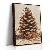 Pinecone Impasto Still Life