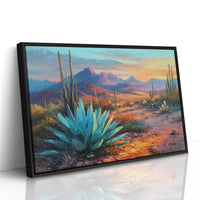 Blue Agave Greets Desert Dawn
