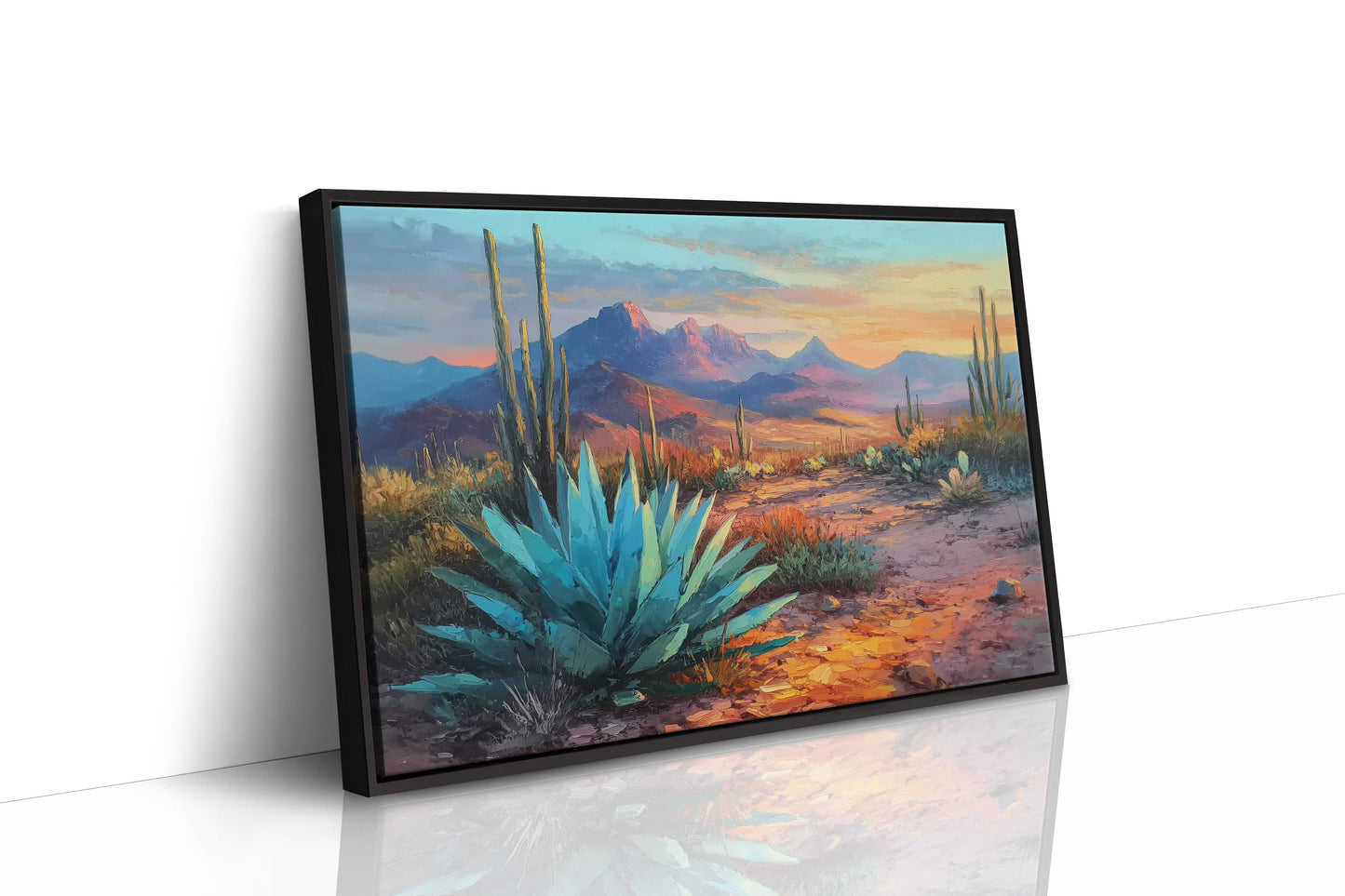 Blue Agave Greets Desert Dawn